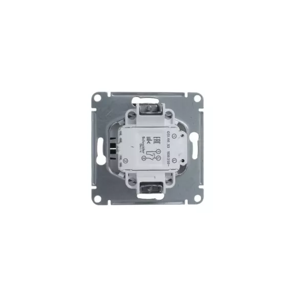 Выключатель 2-клавишный с подсветкой сх.5а, 10АХ Systeme Electric Glossa Антрацит GSL000753 Выключатель 2-клавишный с подсветкой сх.5а, 10АХ Systeme Electric Glossa Антрацит GSL000753