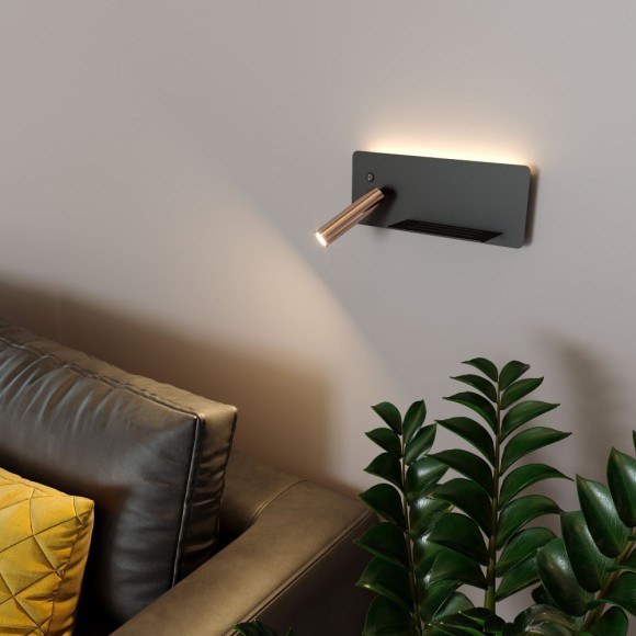 Светодиодный спот Elektrostandard Fant R LED чёрный/золото MRL LED 1113 4690389168390