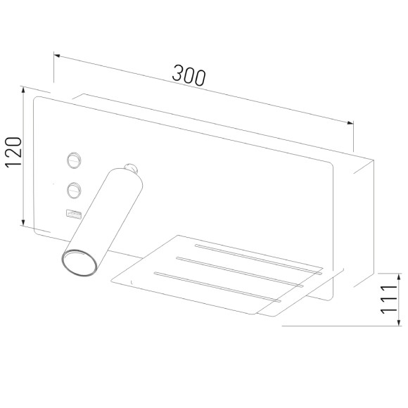 Светодиодный спот Elektrostandard Fant R LED чёрный/золото MRL LED 1113 4690389168390
