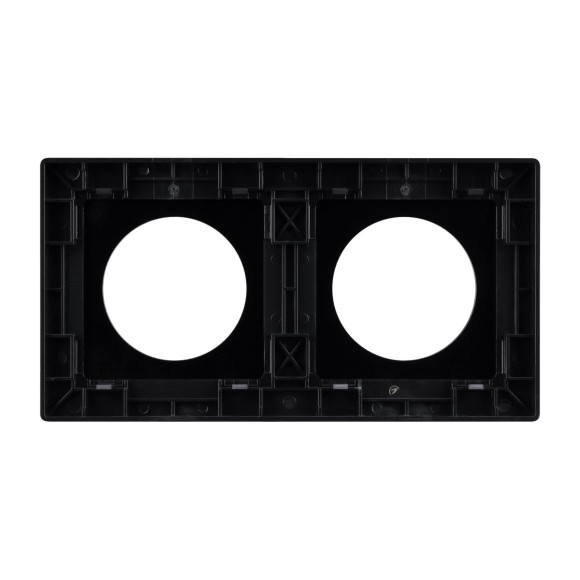 Рамка 2-местная алюминиевая Arlight FRM-PRESTO-ALR-2-BK 043875