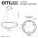 Подвесная люстра Citilux Genka Smart CL756A042, Хай-тек