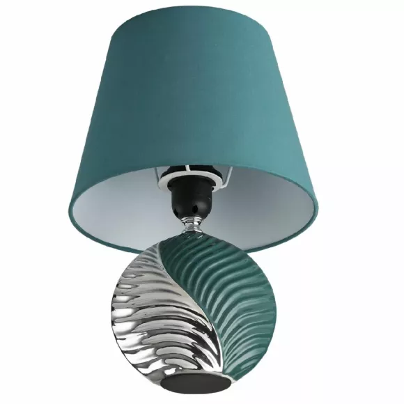 Настольная лампа Lumion Moderni Tapala 8139/1T, Синий, Керамика, Ткань, крупный план Настольная лампа Lumion Moderni Tapala 8139/1T, Синий, Керамика, Ткань, крупный план