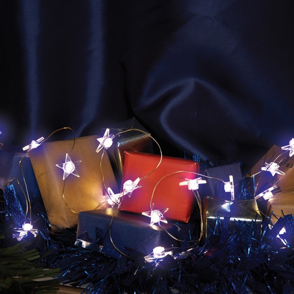 Светодиодная гирлянда линейная Звездочки Feron CL589 51446