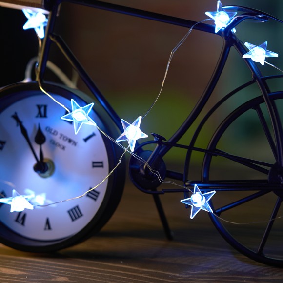 Светодиодная гирлянда линейная Звездочки Feron CL589 51446