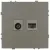 Розетка Эра Galaxy 15-3110-07 комбинированная RJ45+TV IP20 титан Б0070788