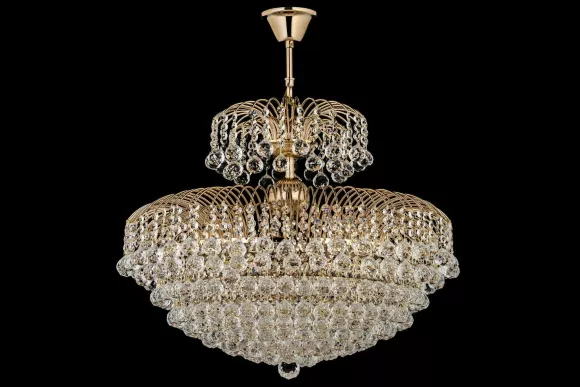 Подвесная люстра Arti Lampadari Pompei E 1.5.60.100 G, Золото, Прозрачный, Металл, крупный план Подвесная люстра Arti Lampadari Pompei E 1.5.60.100 G, Золото, Прозрачный, Металл, крупный план
