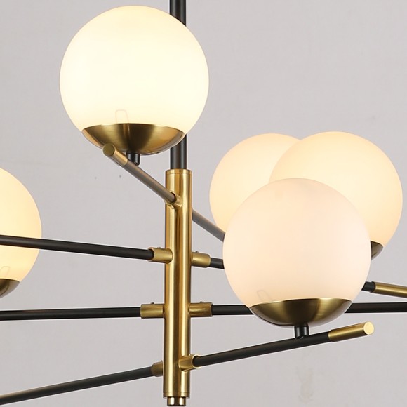 Люстра на штанге Illumico IL0063-8P-79 BK COP