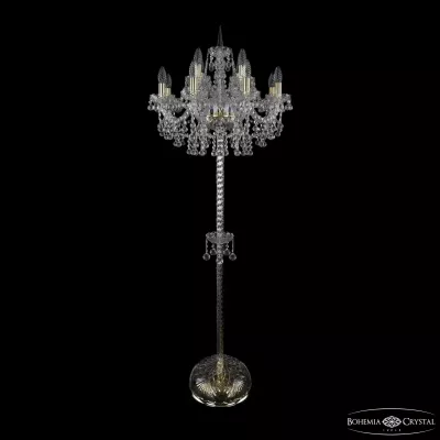 Торшер Bohemia Ivele Crystal 1409T2/8+4/195-165 G