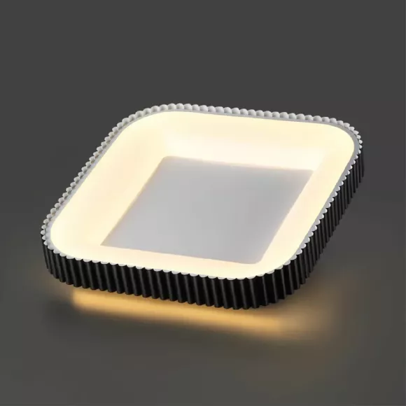 Потолочный светильник Sonex Sharmel 7768/56L, Черный, От теплого до холодного, Металл, светодиодный модуль Потолочный светильник Sonex Sharmel 7768/56L, Черный, От теплого до холодного, Металл, светодиодный модуль