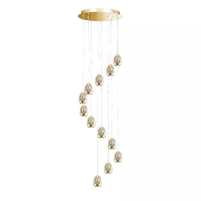 Каскадная люстра Delight Collection Terrene MD13003023-12A gold