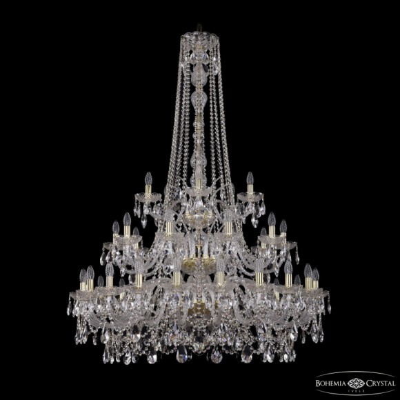 Подвесная люстра Bohemia Ivele Crystal 1411/20+10+5/400/h-158/3d G