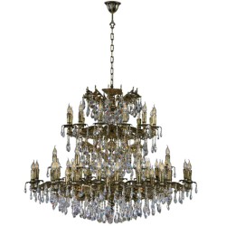 Подвесная люстра Ambiente Leon 2128/60 PB Tear Drop