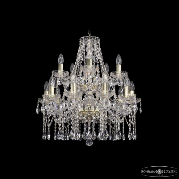 Подвесная люстра Bohemia Ivele Crystal 1413/10+5/200/2d G