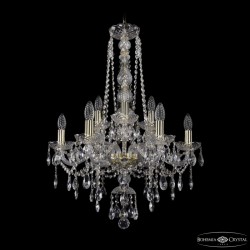 Подвесная люстра Bohemia Ivele Crystal 1415/6+3/200/h-77 G