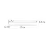 Схема размеров трековый магнитный светильник Arte Lamp Linea A4694PL-1BK
