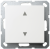Выключатель одноклавишный Jasmart для жалюзи/штор в комплекте с накладкой 10A 250V белый глянцевый G3018W