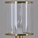 Люстра на штанге Illumico IL0183-8C-79 COPPER KOPNINI, Золото, Прозрачный, Металл, декоративные элементы крупным планом