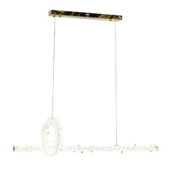 Подвесная люстра AM Group Ovale GD D1000+300