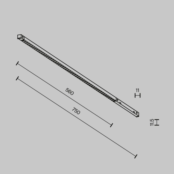 Трековый магнитный светильник Maytoni Technical Points Exility X TR241-4-12WTW-DD2-B