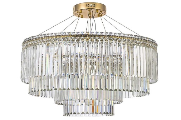 Подвесная светодиодная люстра Arti Lampadari Ovindoli Gold Ovindoli L 1.5.80+40.101 G