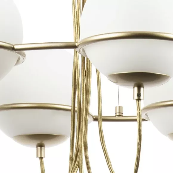 Подвесная люстра Lightstar 803263, Золото, Белый, Металл, крупный план Подвесная люстра Lightstar 803263, Золото, Белый, Металл, крупный план