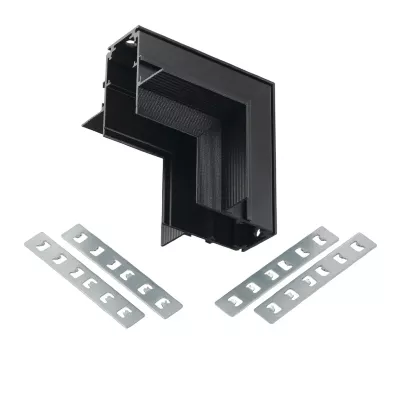 Коннектор угловой для магнитного шинопровода Myfar Accessories for MagLine 23 MT0200-CLW-B