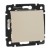 Выключатель кнопочный одноклавишный Legrand Valena слоновая кость 774311