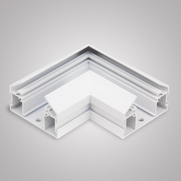 Угловой соединитель с закладным профилем AM Group AM540 WH SMART