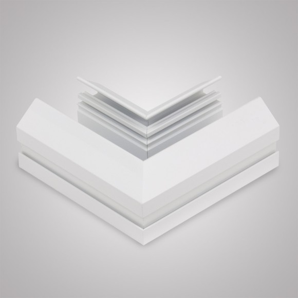 Угловой соединитель с закладным профилем AM Group AM540 WH SMART