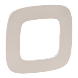 Рамка 1-постовая Legrand Valena Allure Тиснение бежевое 754381