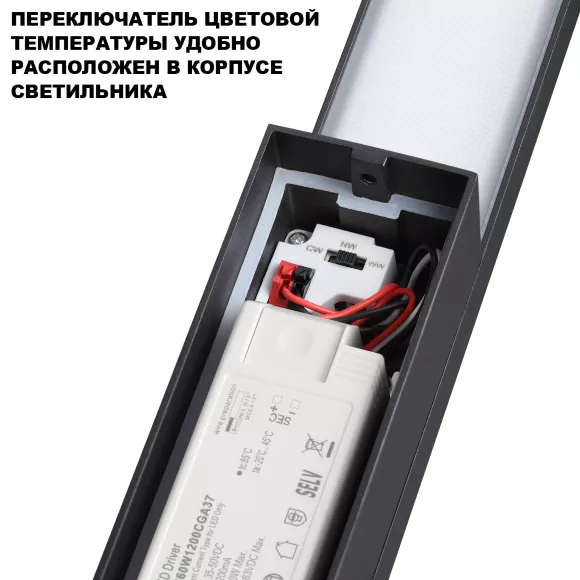 Ландшафтный светильник с переключателем цв. температуры Novotech Street Asa 359981, 2700, 3200 Ландшафтный светильник с переключателем цв. температуры Novotech Street Asa 359981, 2700, 3200
