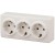 Розетка ЭРА Эксперт 3х2P E Schuko 16A 250V 11-2208-02 Б0020701