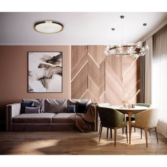 Потолочный светильник Sonex Favemo black 7667/DL