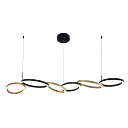 Подвесной светильник Indigo Anello 14034/C/6P Black