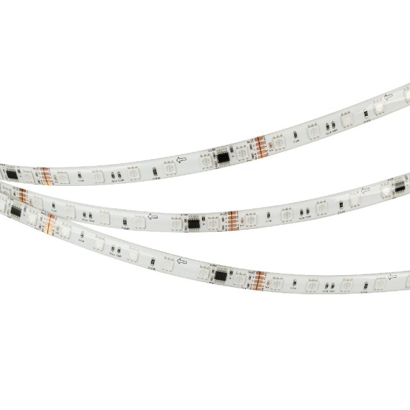 Светодиодная герметичная лента Arlight DMX-SE-B60-10mm 24V RGB-PX6 (14 W/m, IP65, 5060, 5m) 039607