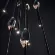 Подвесной светильник Delight Collection Pezzo OM82111-12 pearl black, Черный, Прозрачный, Металл, крупный план