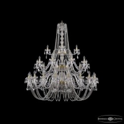 Подвесная люстра Bohemia Ivele Crystal 1402/20+10+5/530/3d G