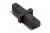 Коннектор прямой Denkirs DK Track Black TR1101-BK