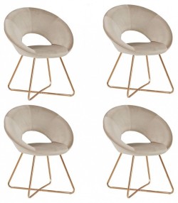 Набор из 4 стульев Refuge HSBI_DC2124_beige_4