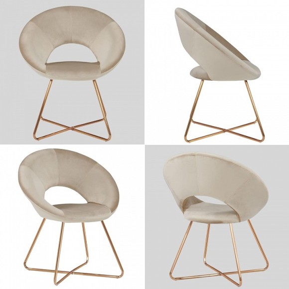 Набор из 4 стульев Refuge HSBI_DC2124_beige_4