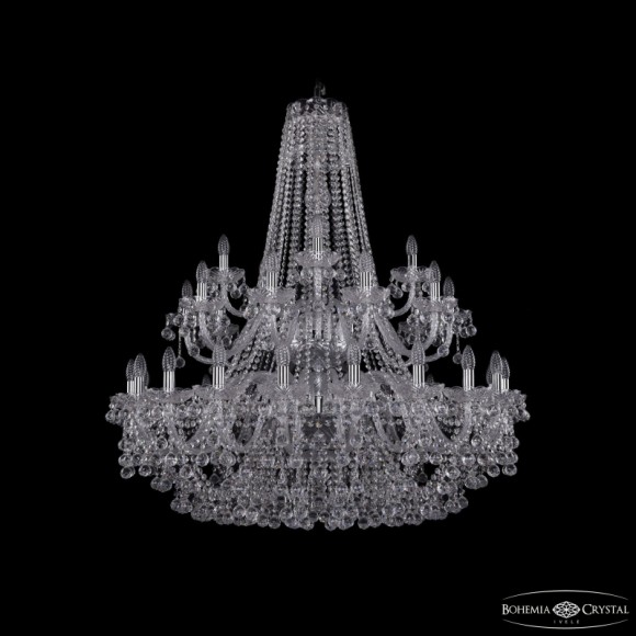 Подвесная люстра Bohemia Ivele Crystal 1409/20+10+5/400/2d Ni