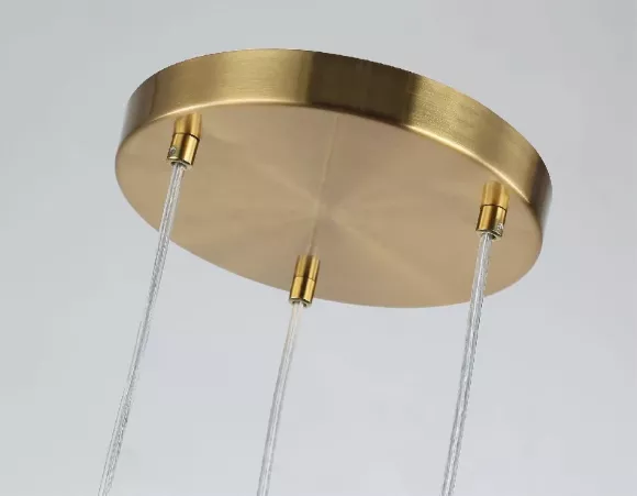 Подвесной светильник Ambrella Light High Light Heigh Light LH55112, Латунь, Белый, Металл, вид сверху Подвесной светильник Ambrella Light High Light Heigh Light LH55112, Латунь, Белый, Металл, вид сверху
