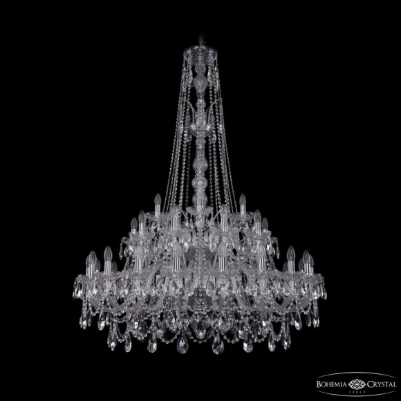 Подвесная люстра Bohemia Ivele Crystal 1411/20+10+5/400/XL-155/2d Ni