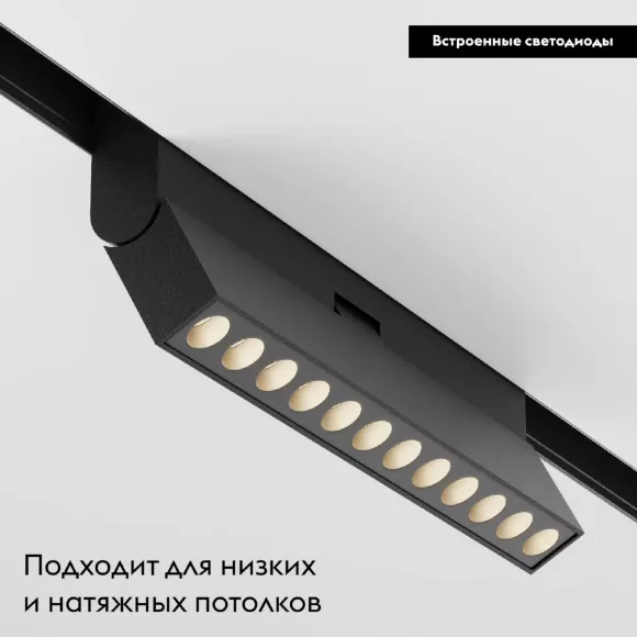 Трековый светодиодный светильник Maytoni Technical Points rot TR033-2-12W4K-B, Черный, Нейтральный белый, Алюминий Трековый светодиодный светильник Maytoni Technical Points rot TR033-2-12W4K-B, Черный, Нейтральный белый, Алюминий