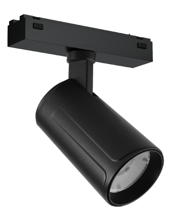 Трековый магнитный светильник iLedex Vision 4825-048-D60-10W-36DG-3000K-BK