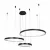 Подвесная люстра LED4U L8806-800-580-380 BK
