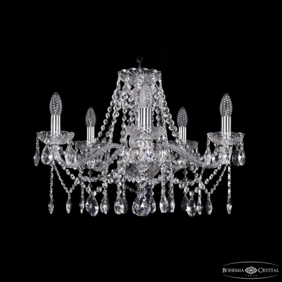 Подвесная люстра Bohemia Ivele Crystal 1413/5/200 Ni