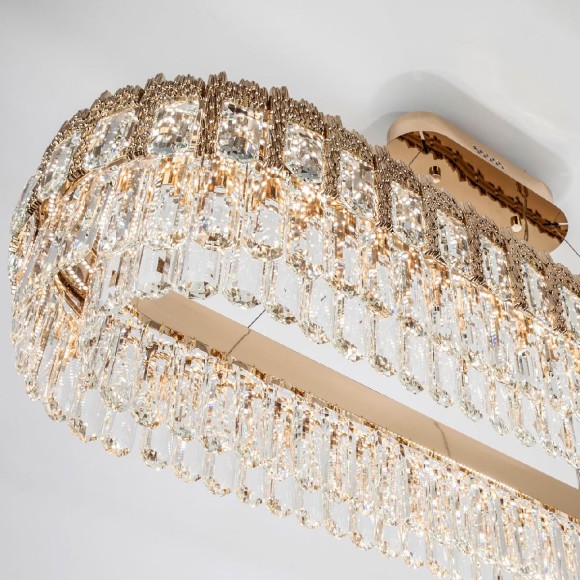 Подвесная светодиодная люстра Modelux ML.830.1200 GD