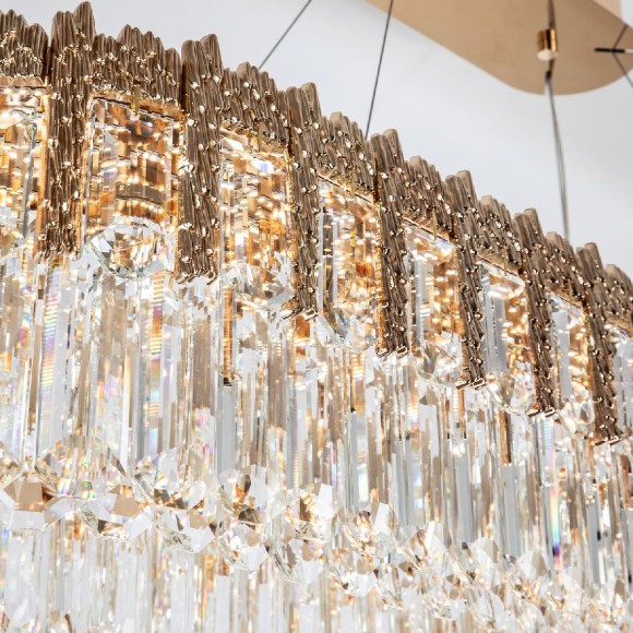 Подвесная светодиодная люстра Modelux ML.830.1200 GD