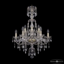Подвесная люстра Bohemia Ivele Crystal 1415/6+3/200/XL-77 G